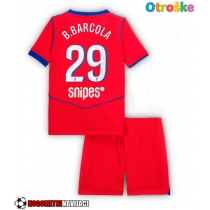 Otroške Nogometnih dresov Paris Saint-Germain Bradley Barcola #29 Tretji 2025-26 Kratki rokavi (+ hlače)